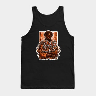 Thug Life Inspired Street Art Tank Top